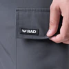 Smoke Gray Baggy Fit Lycra Terry Cargo Shorts - Image 2