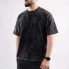 Black Acid Wash Oversize T-Shirt - Image 2