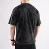 Black Acid Wash Oversize T-Shirt - Image 3
