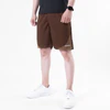 Brown Quick Dry Shorts with Slash Mustard Front Panel - Image 2